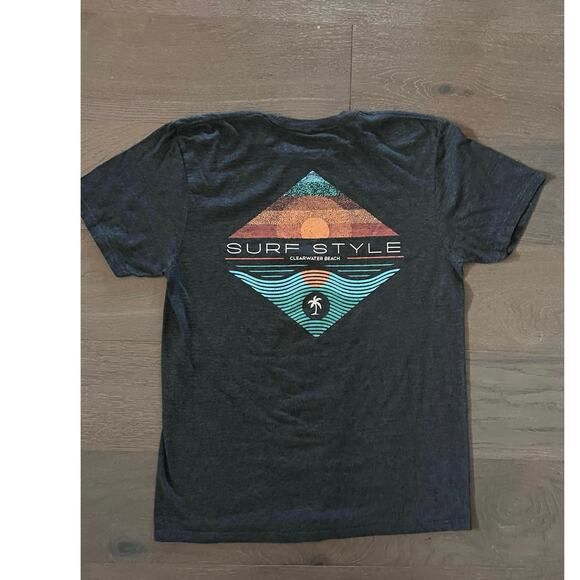 The Duck Company Surf Style Clearwater Beach Tee Shirt Size Large EUC - Picture 1 of 4